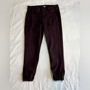 PAIGE Maroon Mayslie Jogger Women’s 27